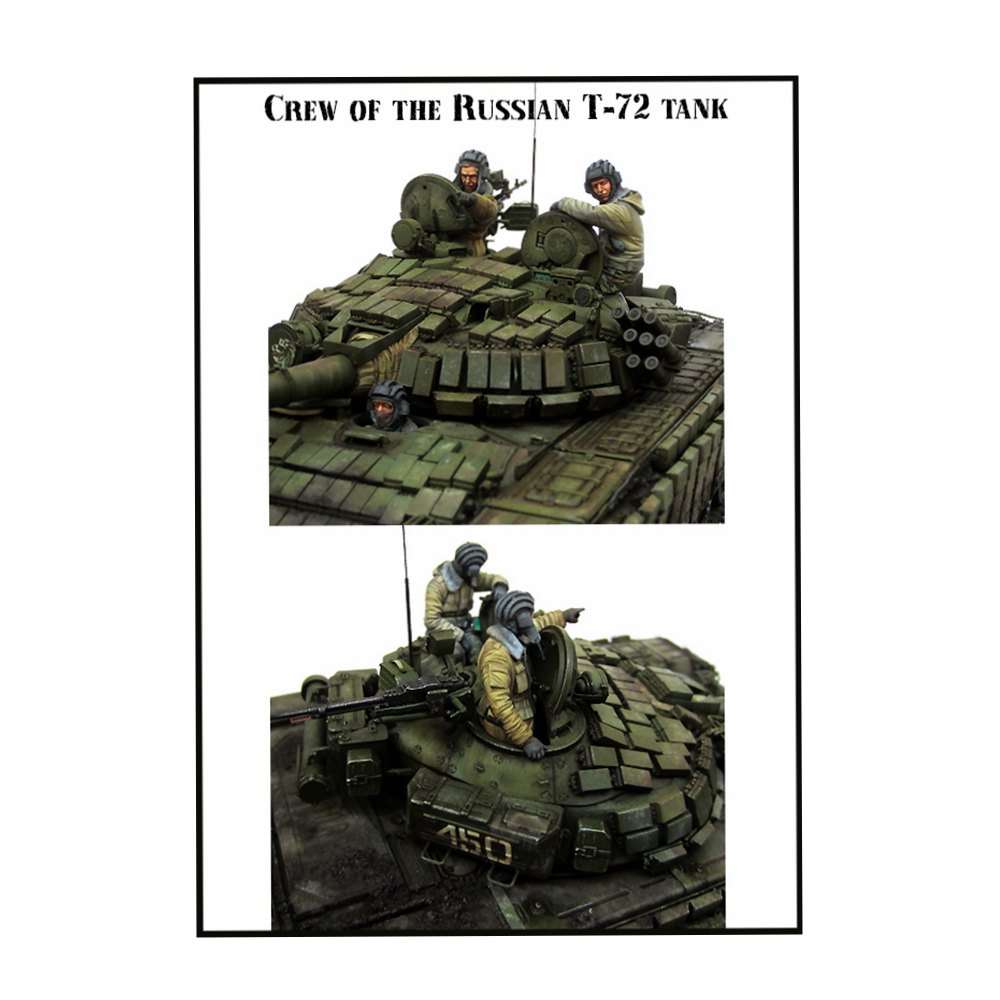 Model Kit Zza - 1:35 modelbouwpakket harskit Russische T72-tankgroep