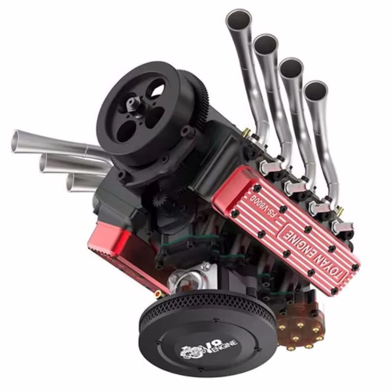 Model Kit Engine V8 - TOYAN V8 Benzine 4-takt motor 28cc
