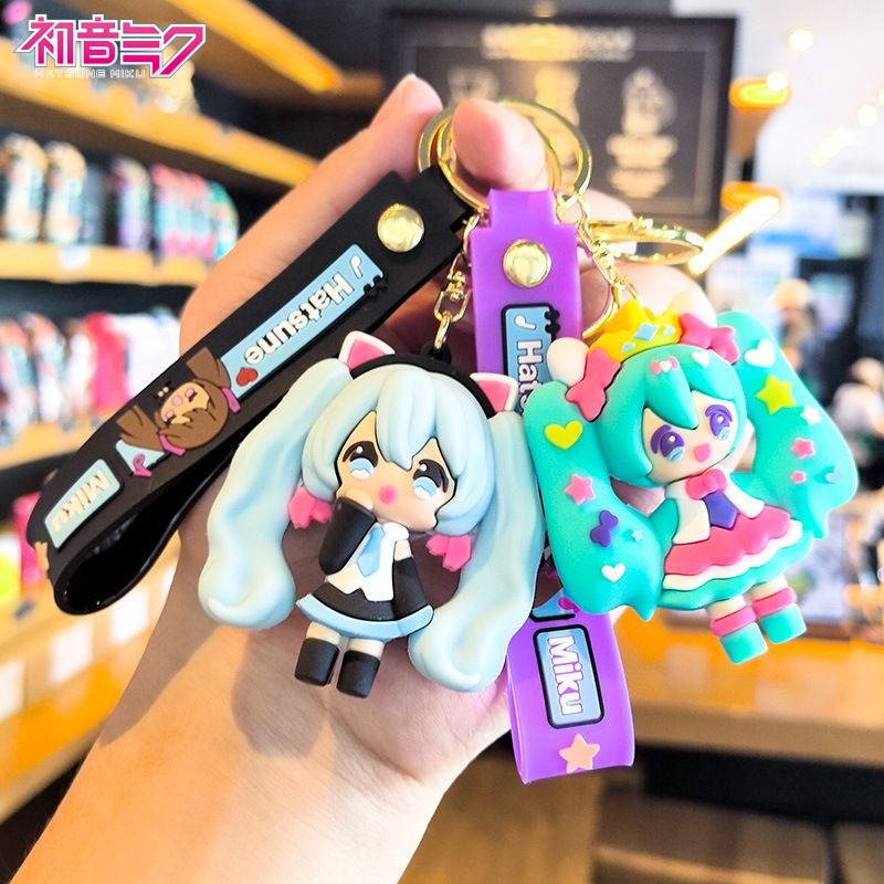 Model Kit Car - Hatsune Miku sleutelhanger cartoon schattig en