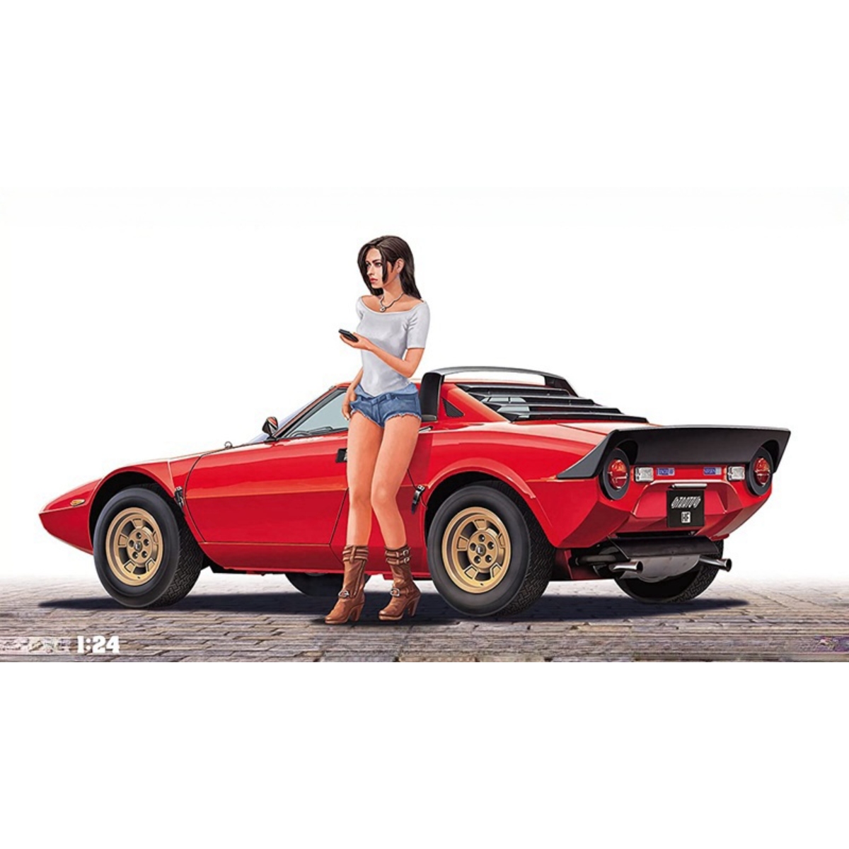 Model Kit Galahad - 1/24 figuur hars ongeverfd modelpakket, Italiaans