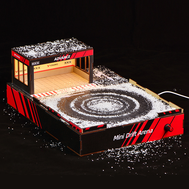 Model Kit Car - 1:64 Schaal DIY Driftbaan Diorama met