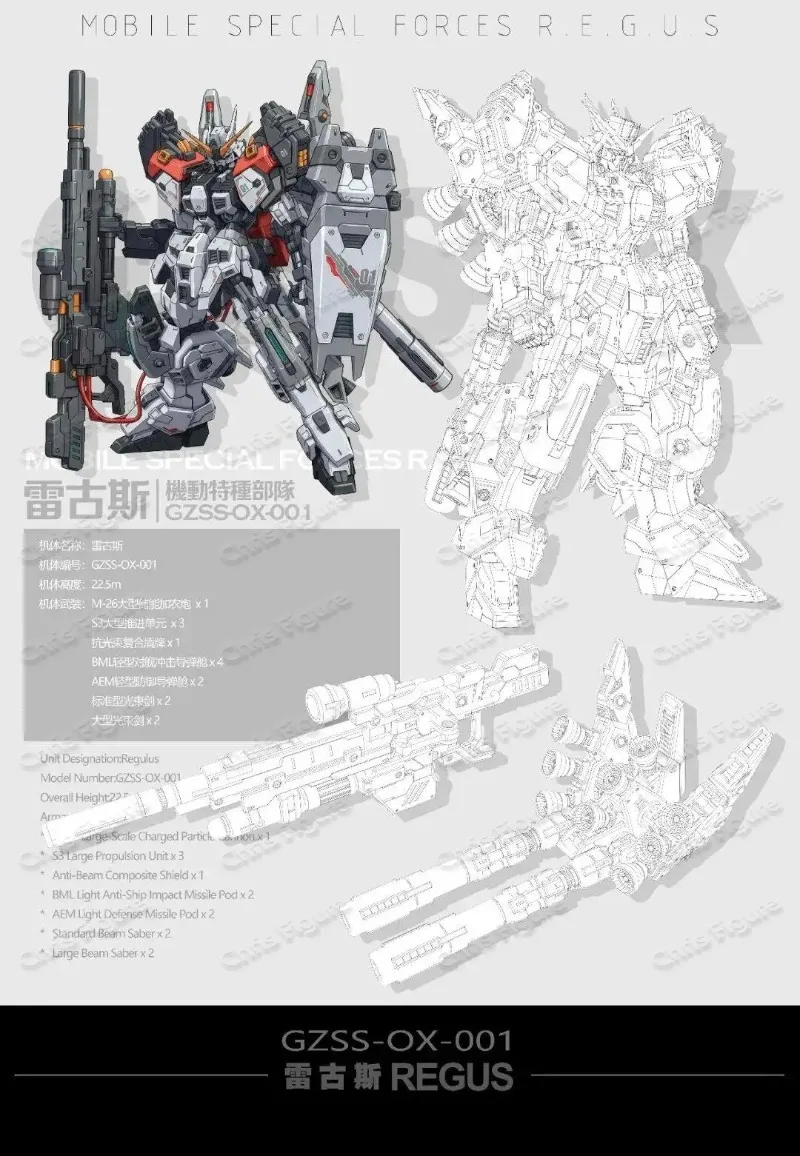 Model Kit Zza - Op voorraad ZZA REGUS GZSS-OX-001 Captain