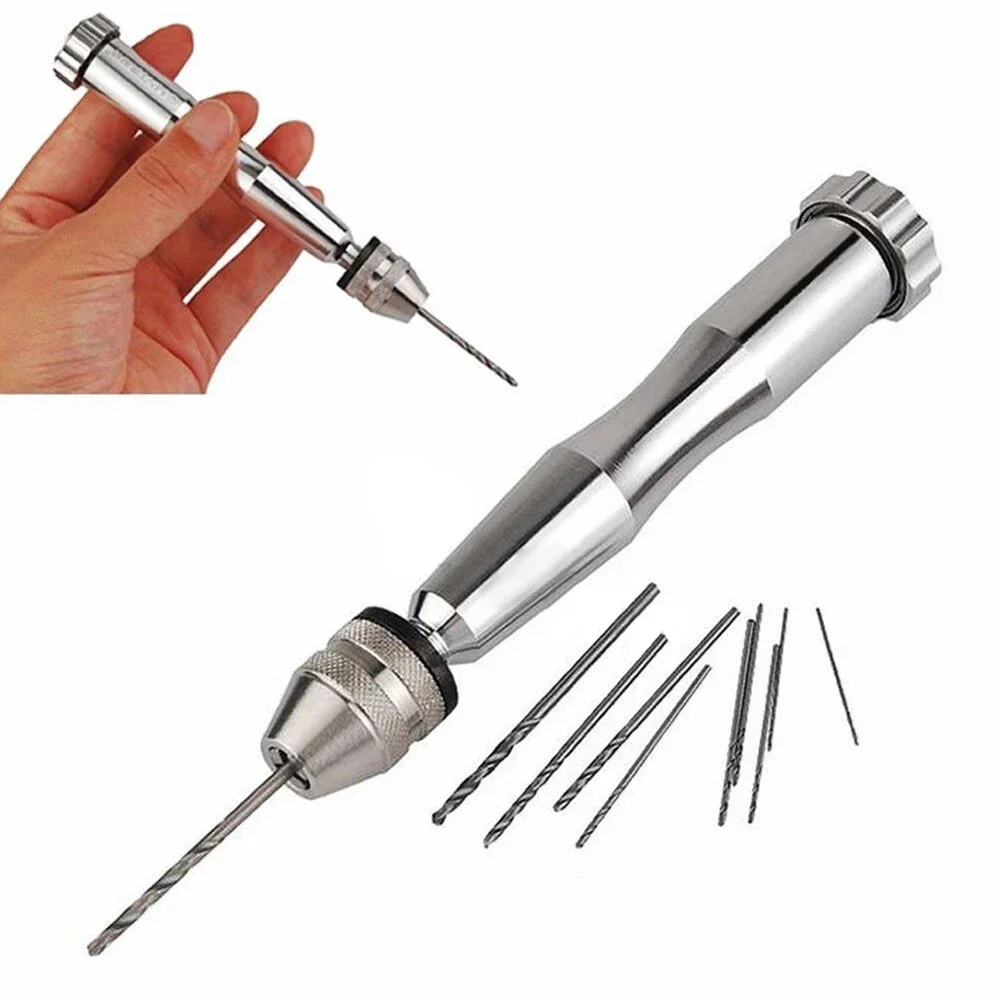 Pin Vice Micro - Elektrisch gereedschap Mini-handboorset Benodigdheden Gedraaide werkplaatspin