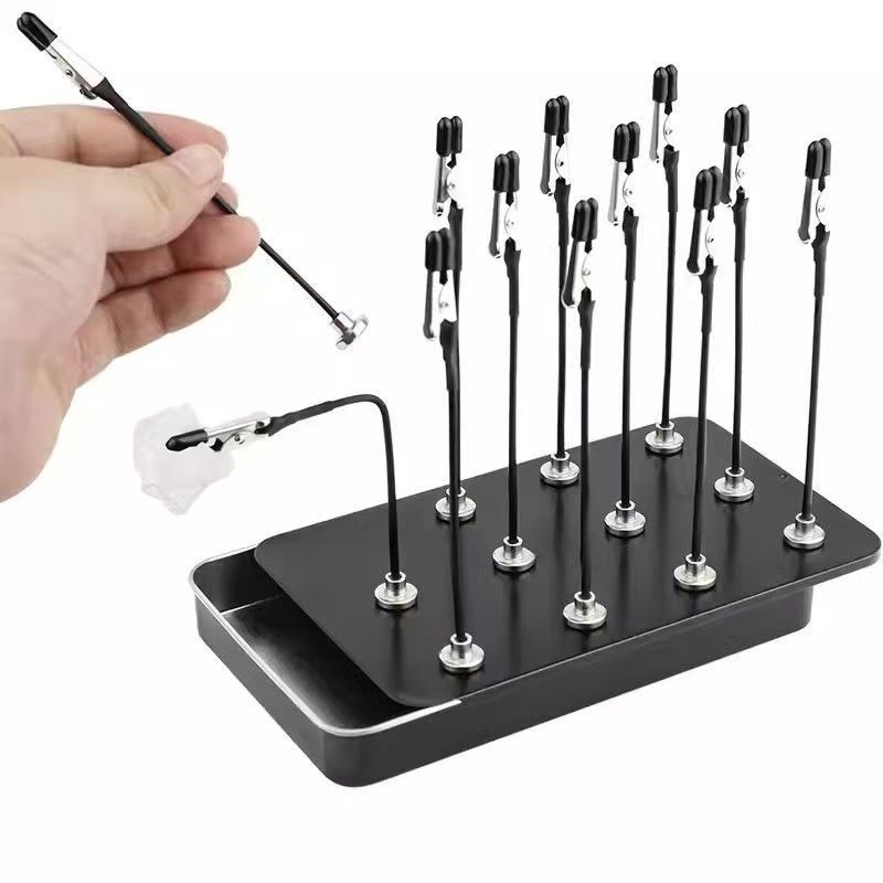 Model Kit Paint Set - Model Schilderen Stand Base Houder 12PCS
