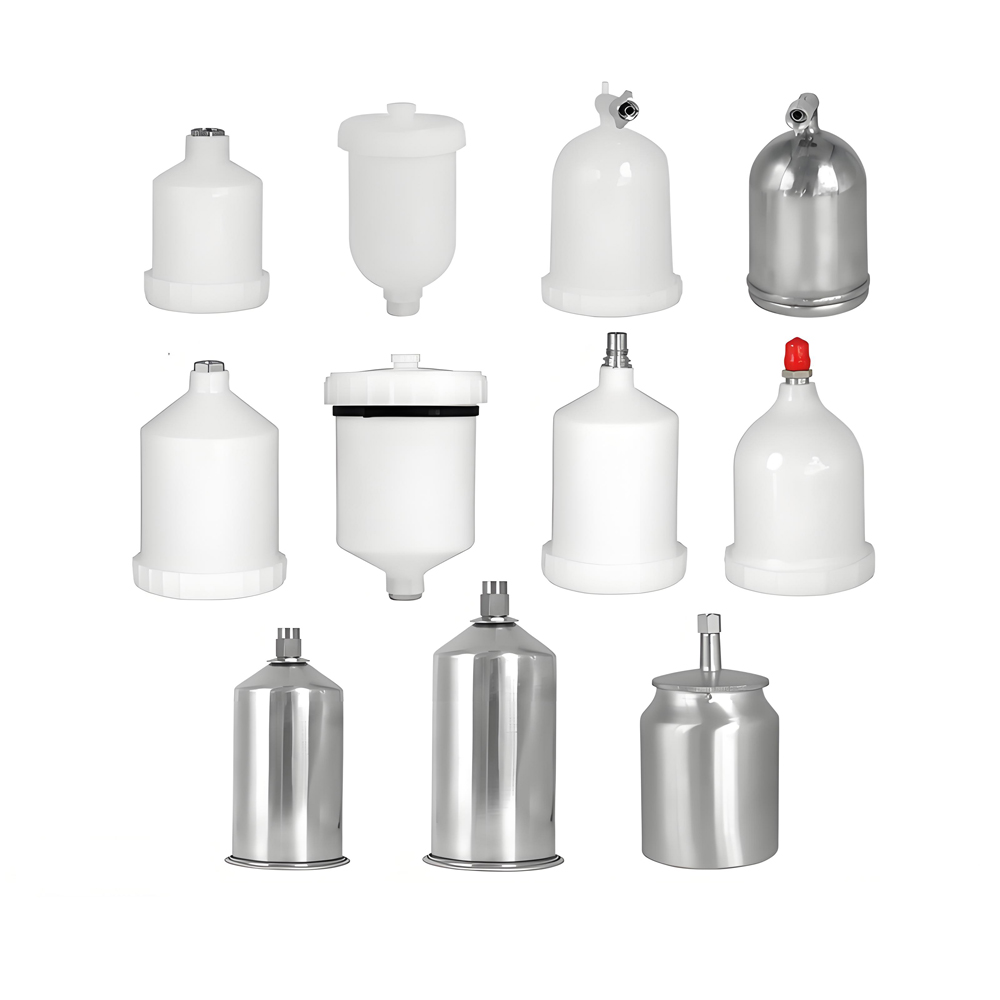 Spray Can Lacquer - 125/400/250/600/1000ml Spuitpistoolpot Spuitbus, Plastic Spuitpistoolpot Aluminium