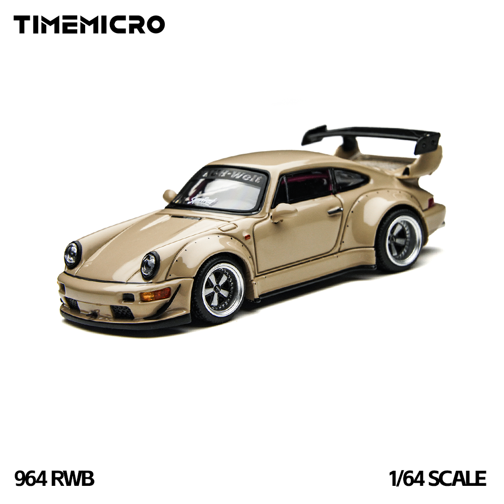 Model Kit Car - TimeMicro1:64 RWB 964 Beige Cadeauset Die-cast