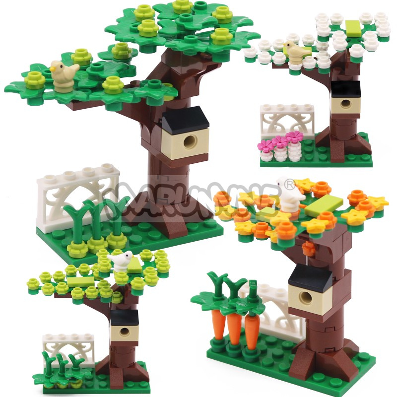 Model Kit Chemistry - MARUMINE Kleine Deeltjes MOC Bricks Boomhut