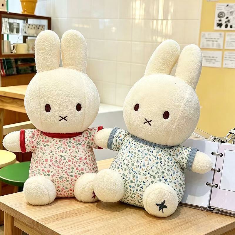Model Kit Anime - 30 cm schattig Miffy konijn bloemen