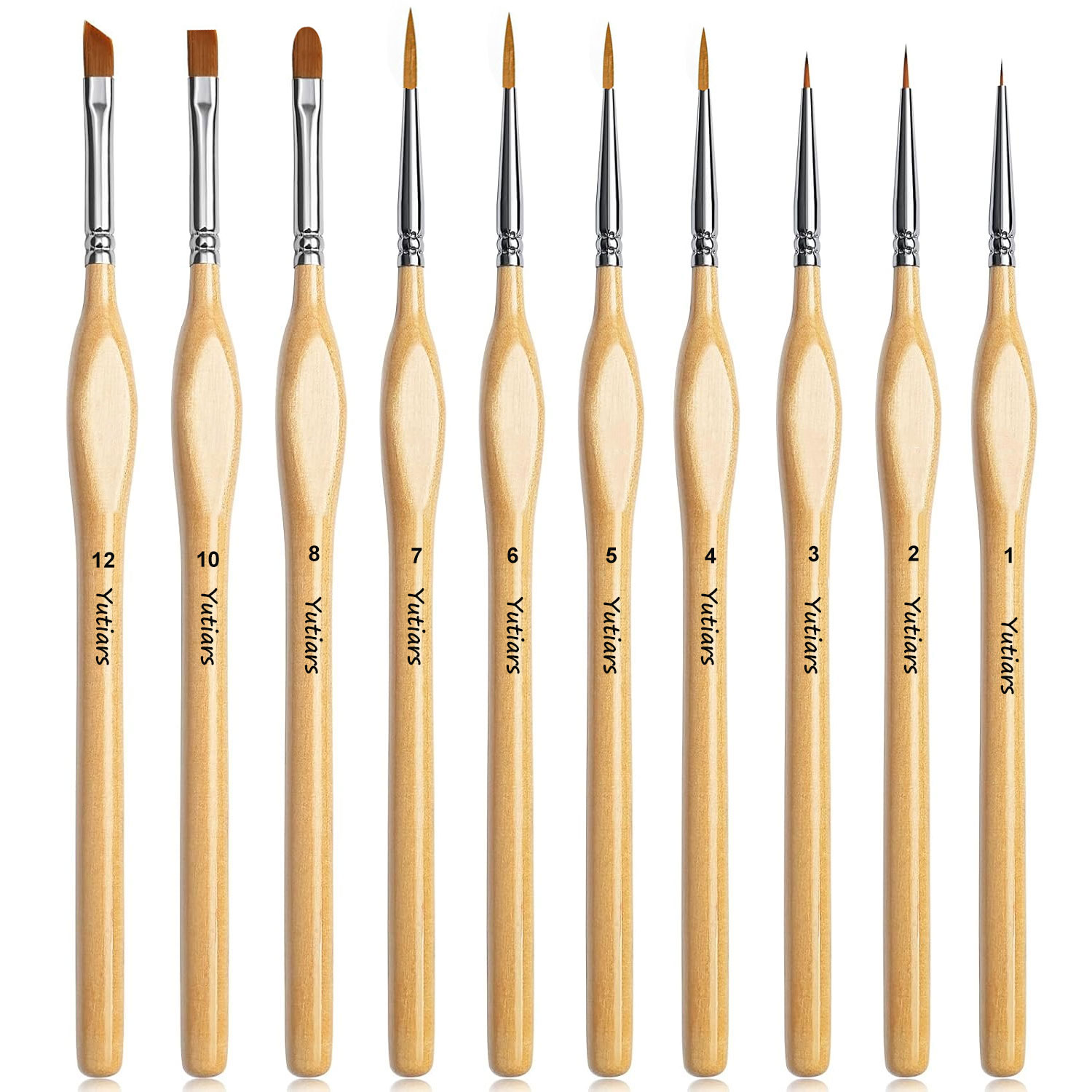 10-delige precisieverfborstels - Model Kit Paint Set recensie en prijs