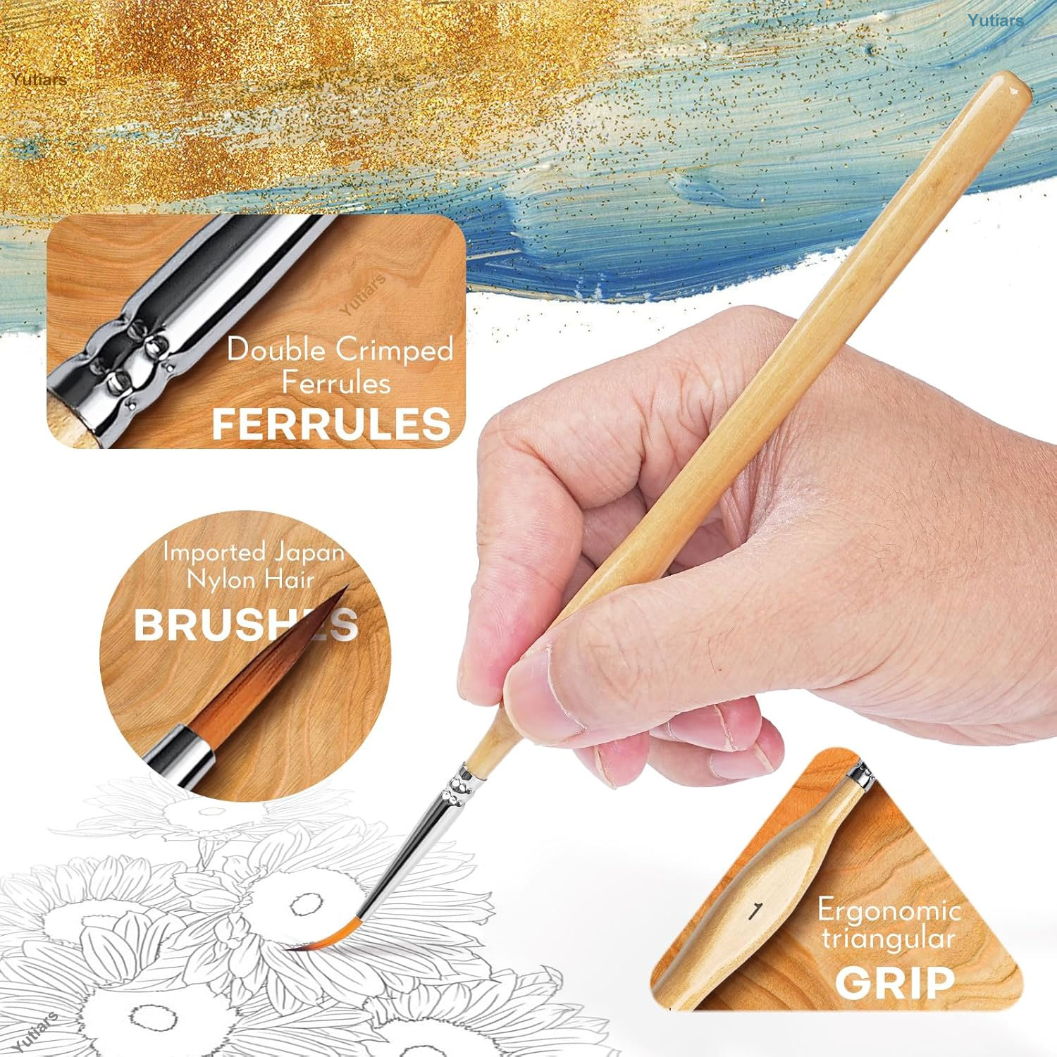 10-delige precisieverfborstels - Model Kit Paint Set recensie en prijs