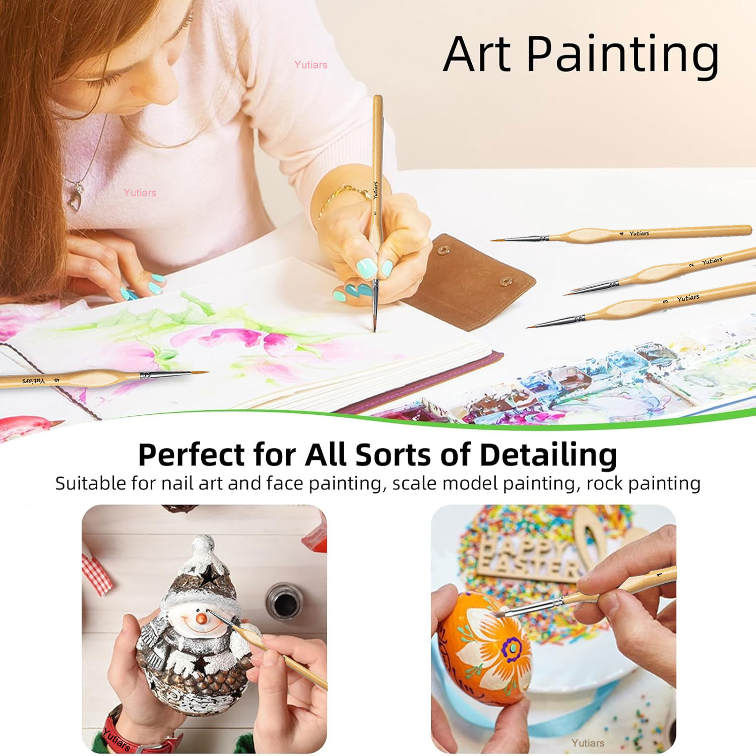 10-delige precisieverfborstels - Model Kit Paint Set recensie en prijs