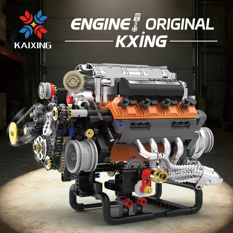 K96215 767PCS V8 Motormodel Bo - Model Kit Engine V8 recensie en prijs
