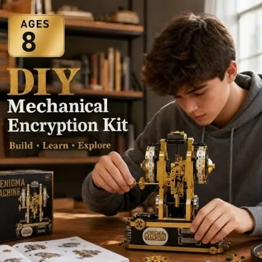 Enigma Machine Bouwstenen Set  - Model Kit Chemistry recensie en prijs
