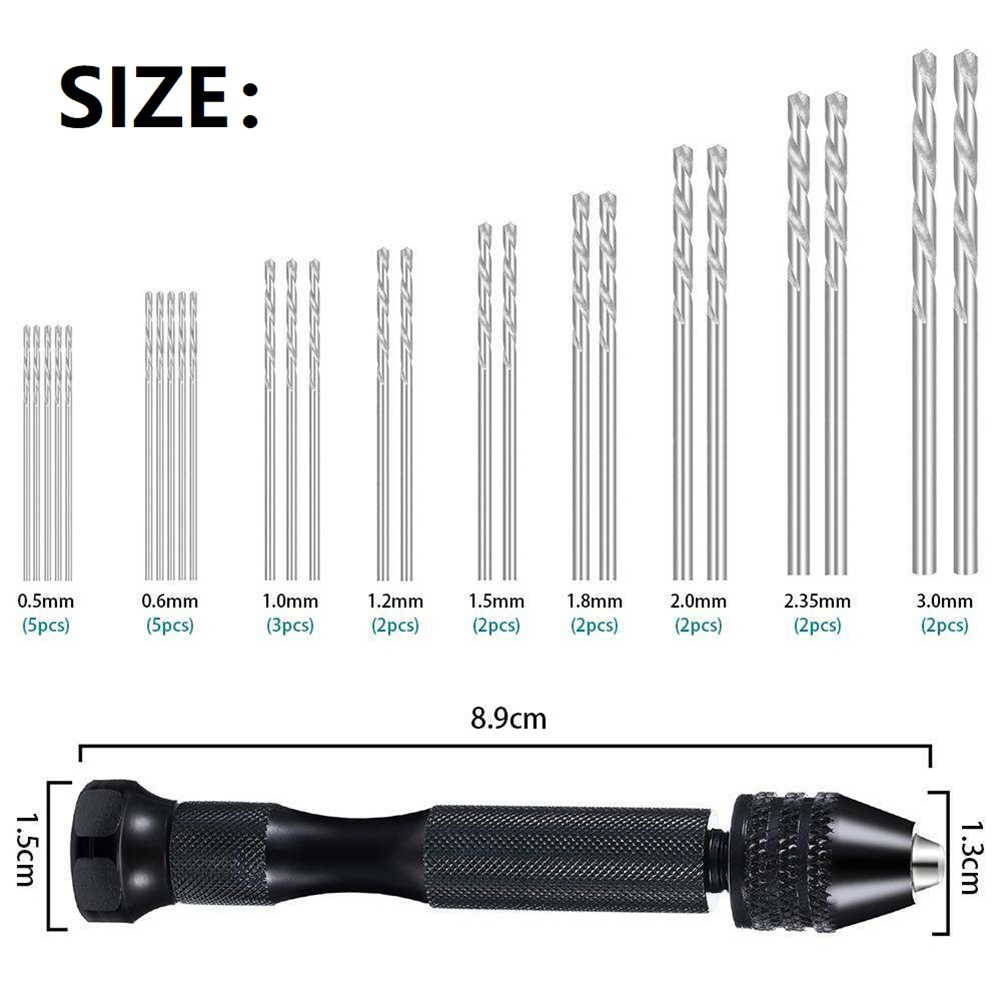 36 Stuks Micro Handboren Set P - Pin Vice Micro recensie en prijs