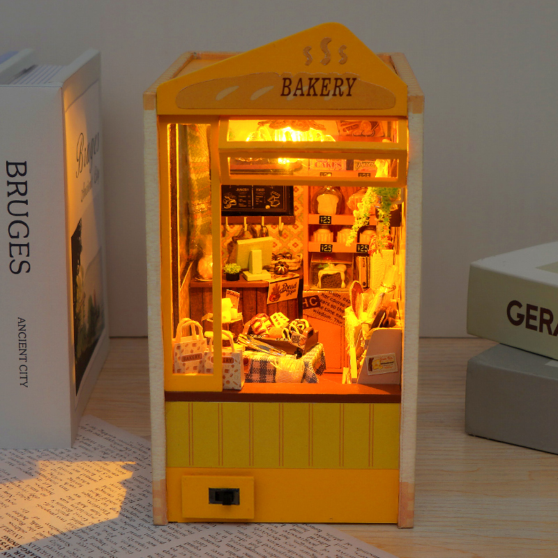 DIY Houten Boekenhoekje Insert - Model Kit Japan Shop recensie en prijs