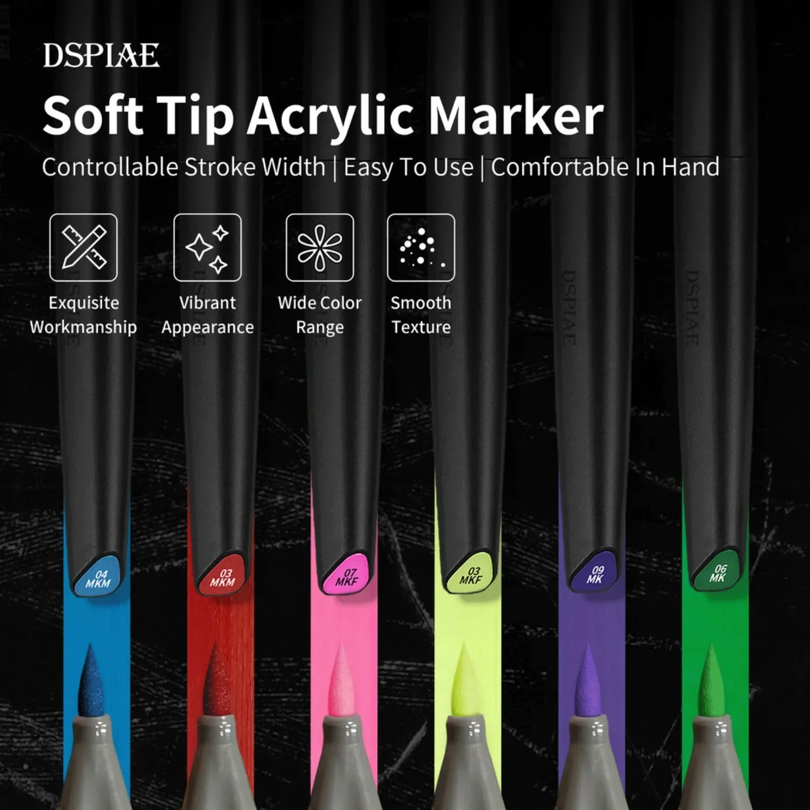 DSPIAE Soft Tip Marker Pen Kit - Model Kit Paint Set recensie en prijs