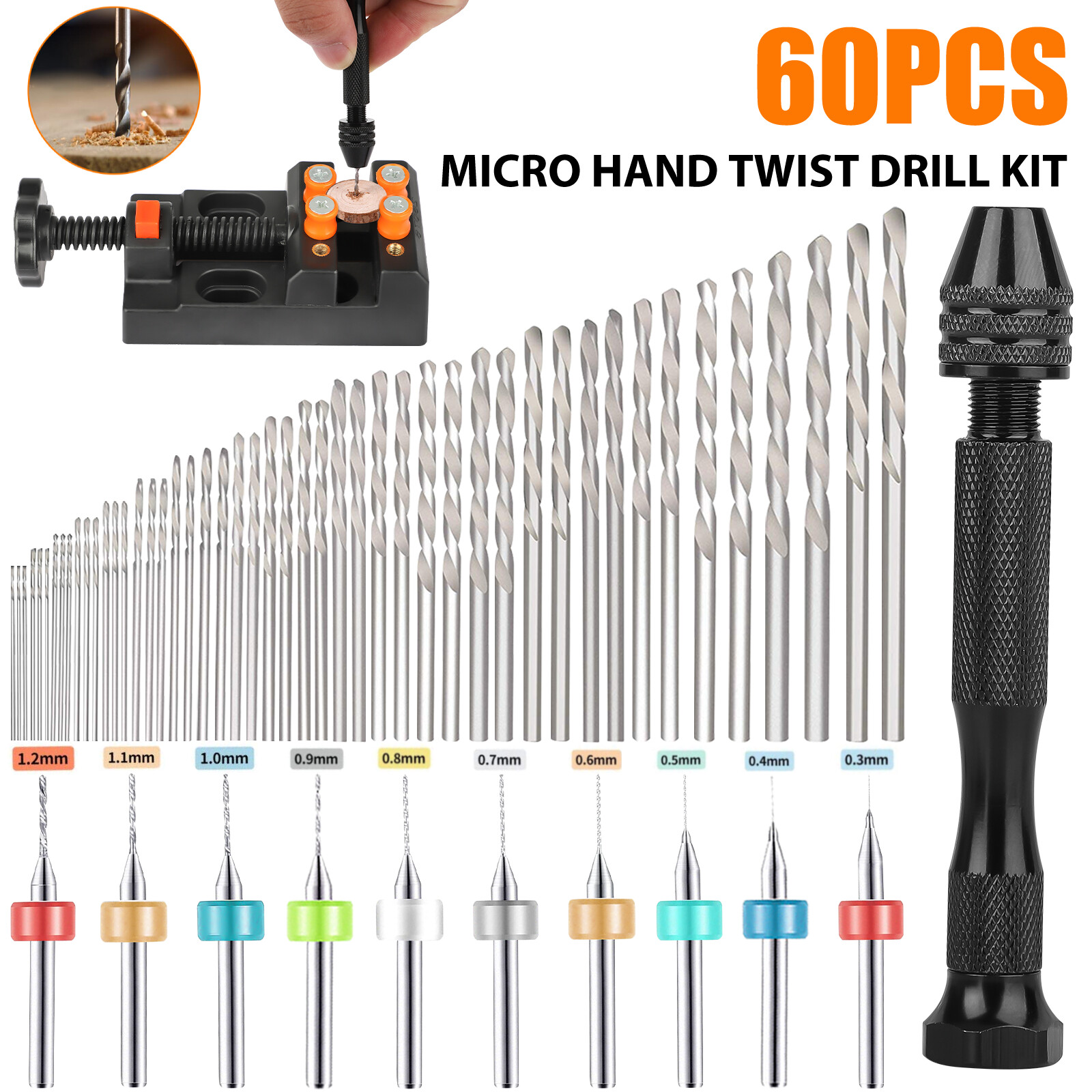 60-delige mini micro handboors - Pin Vice Micro recensie en prijs