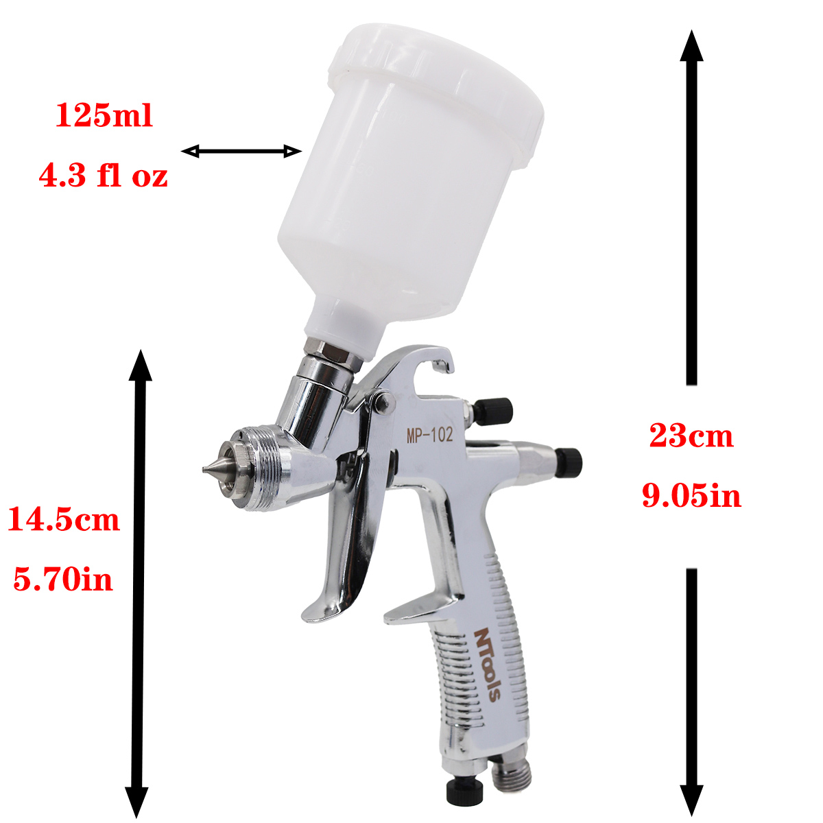 Mini Spuitpistool 0.5/0.8/1.0/ - Spray Can Lacquer recensie en prijs