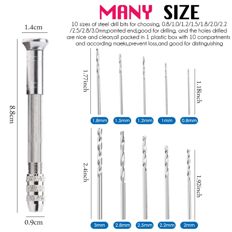 Mini Hand Hars Boor Pin Banksc - Pin Vice Micro recensie en prijs