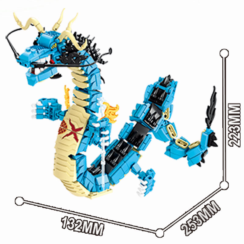 8in1 One Piece Bouwstenen Blue - Model Kit Chemistry recensie en prijs