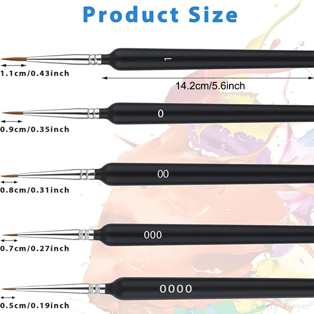 5/11-delige penselenset, kunst - Model Kit Paint Set recensie en prijs