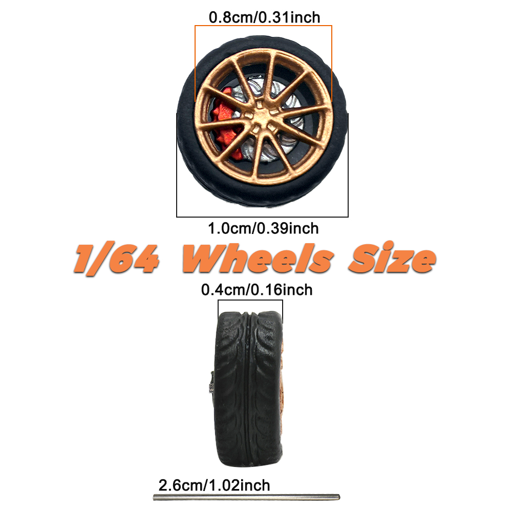 1/64 Model Auto Wielen Banden  - Model Kit Car recensie en prijs