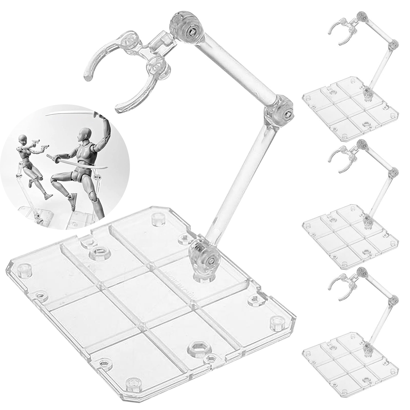 Clear Action Figure Stand, Mon - Model Kit Rg recensie en prijs